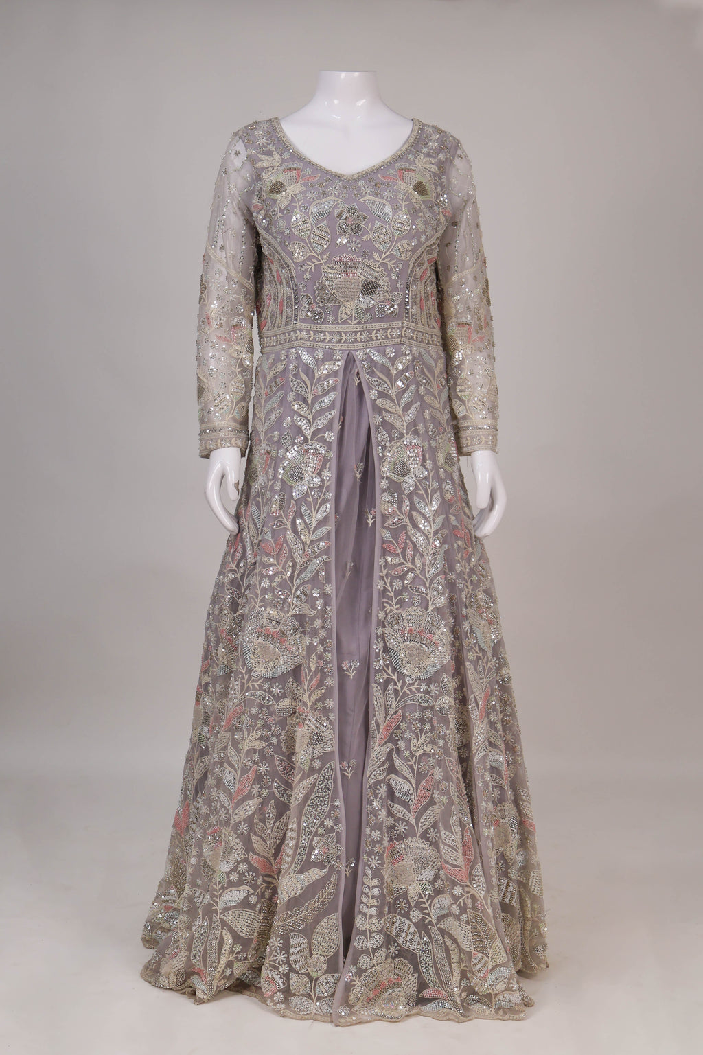 Front-Open Slit Anarkali Suit