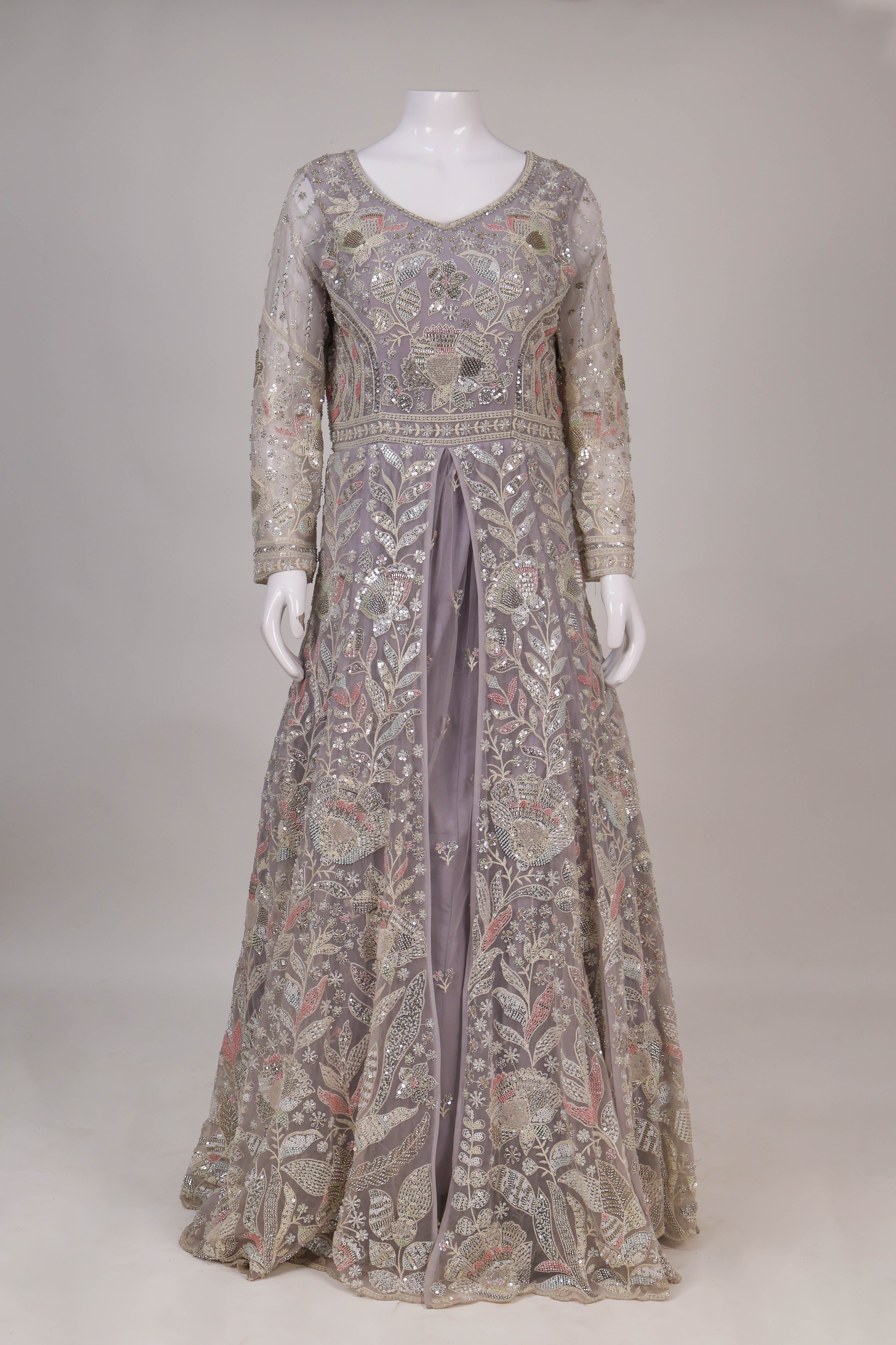Front-Open Slit Anarkali Suit