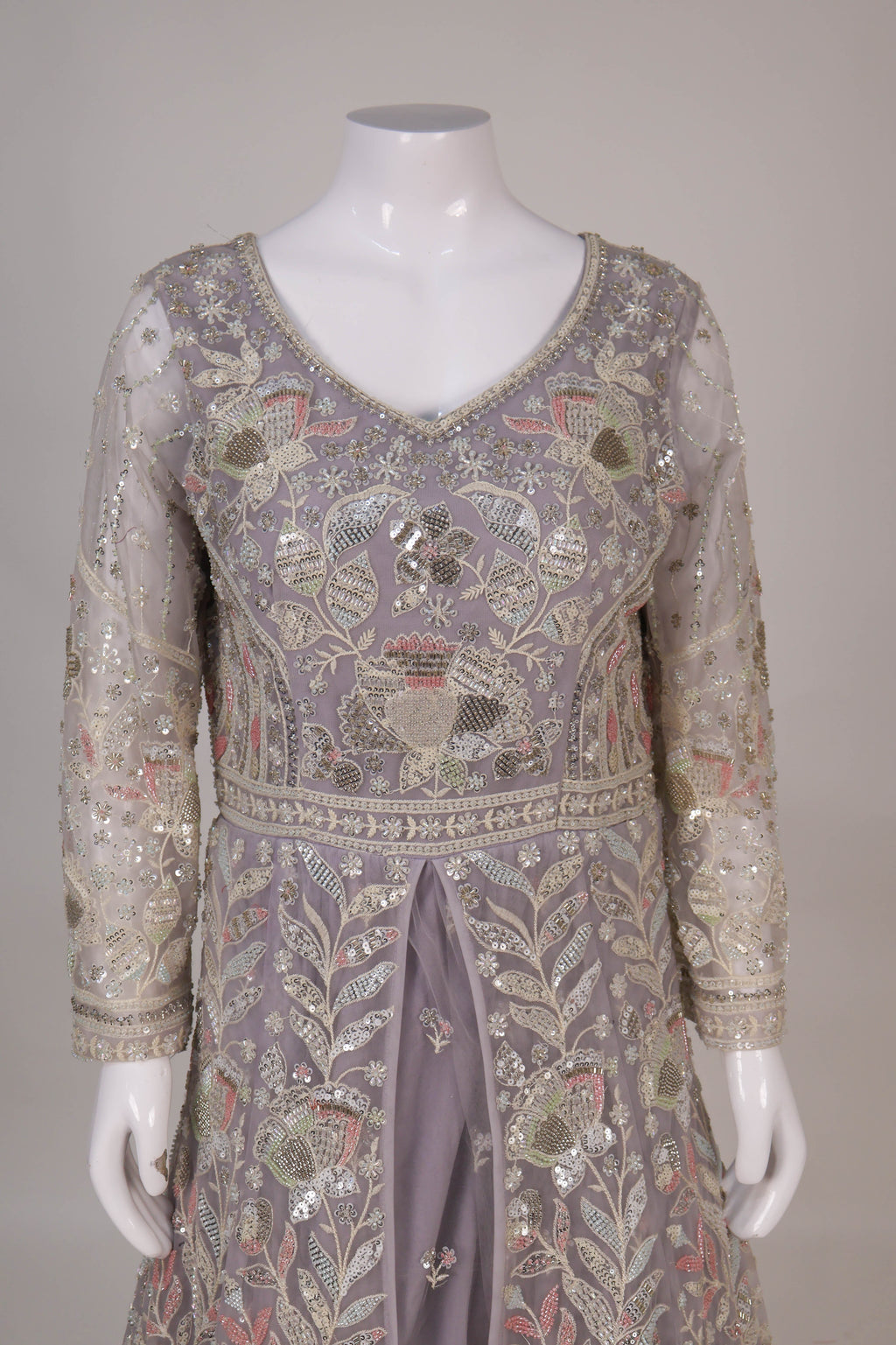 Front-Open Slit Anarkali Suit