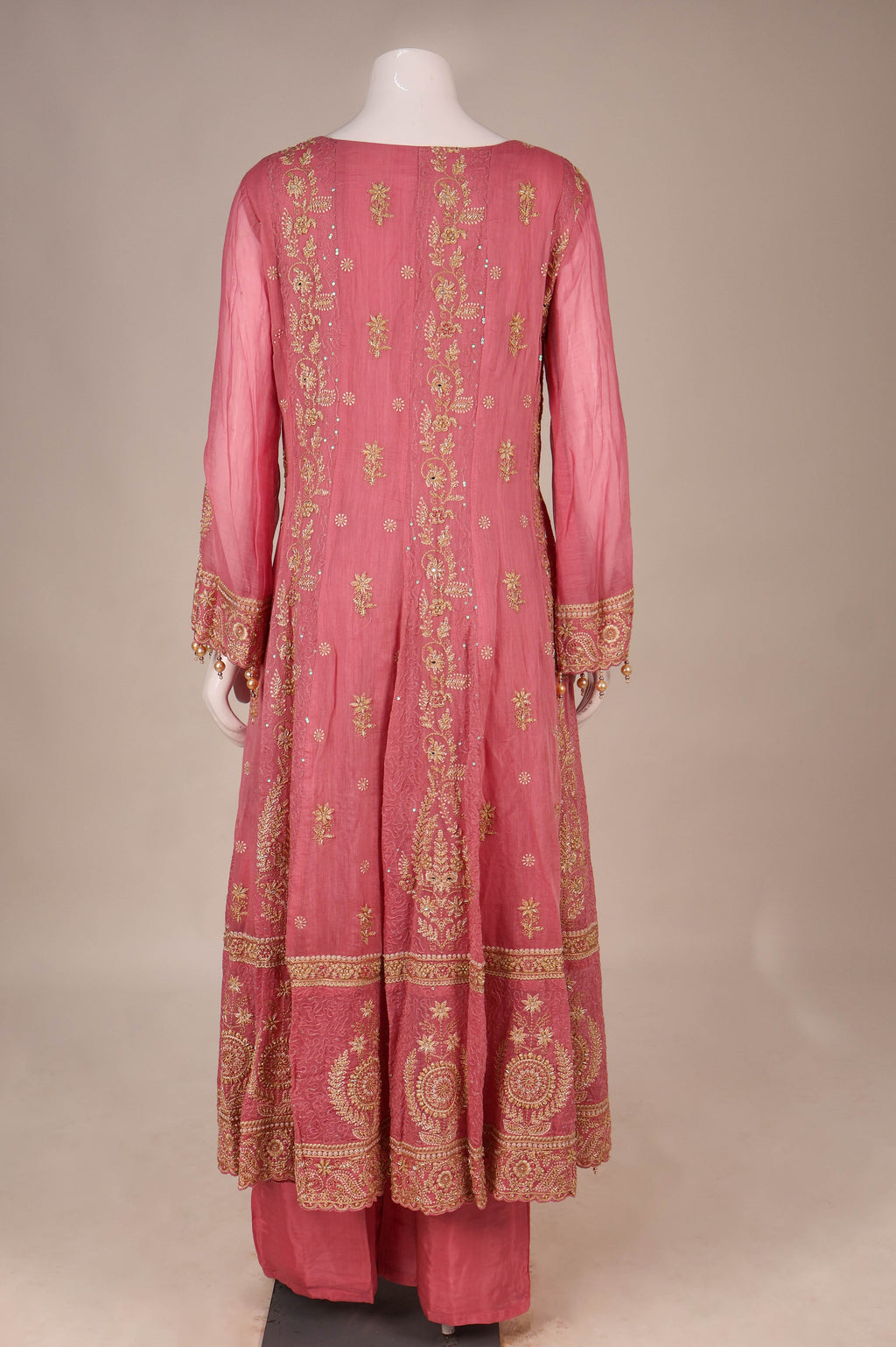 Embroidered Georgette Anarkali Set