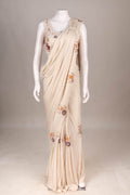 Saree with Pearlescent Illusion Blouse