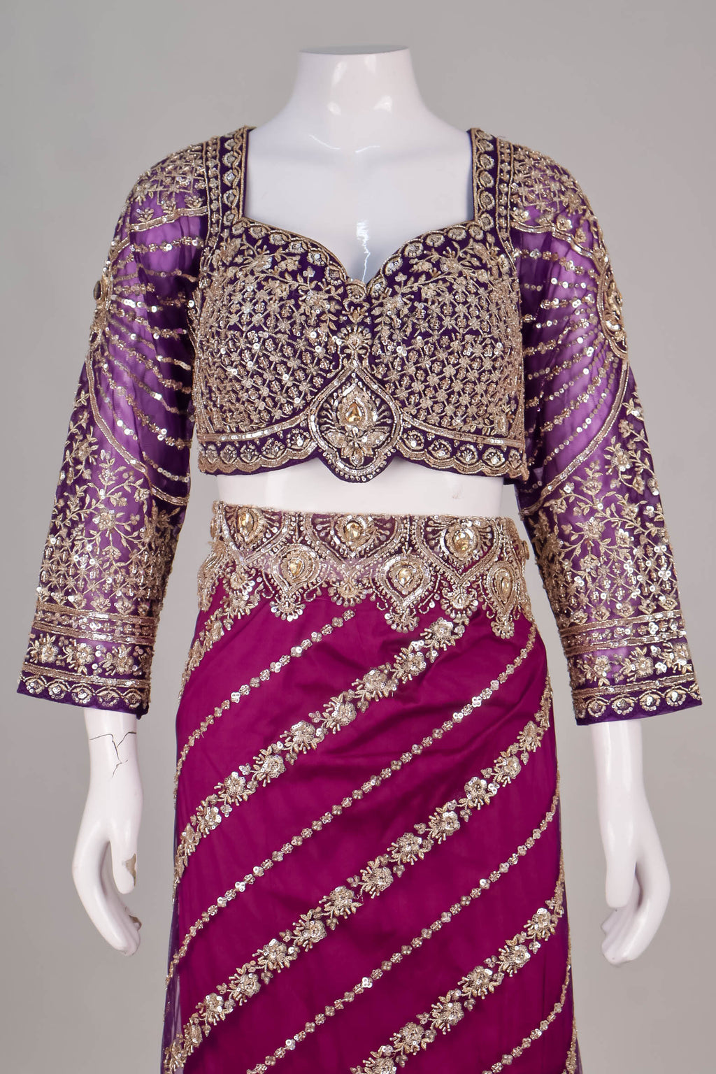 Heavily Embroidered Festive Saree