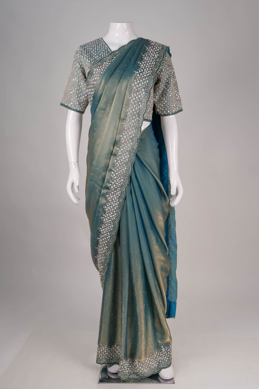 Shimmer Saree with Sequin Blouse
